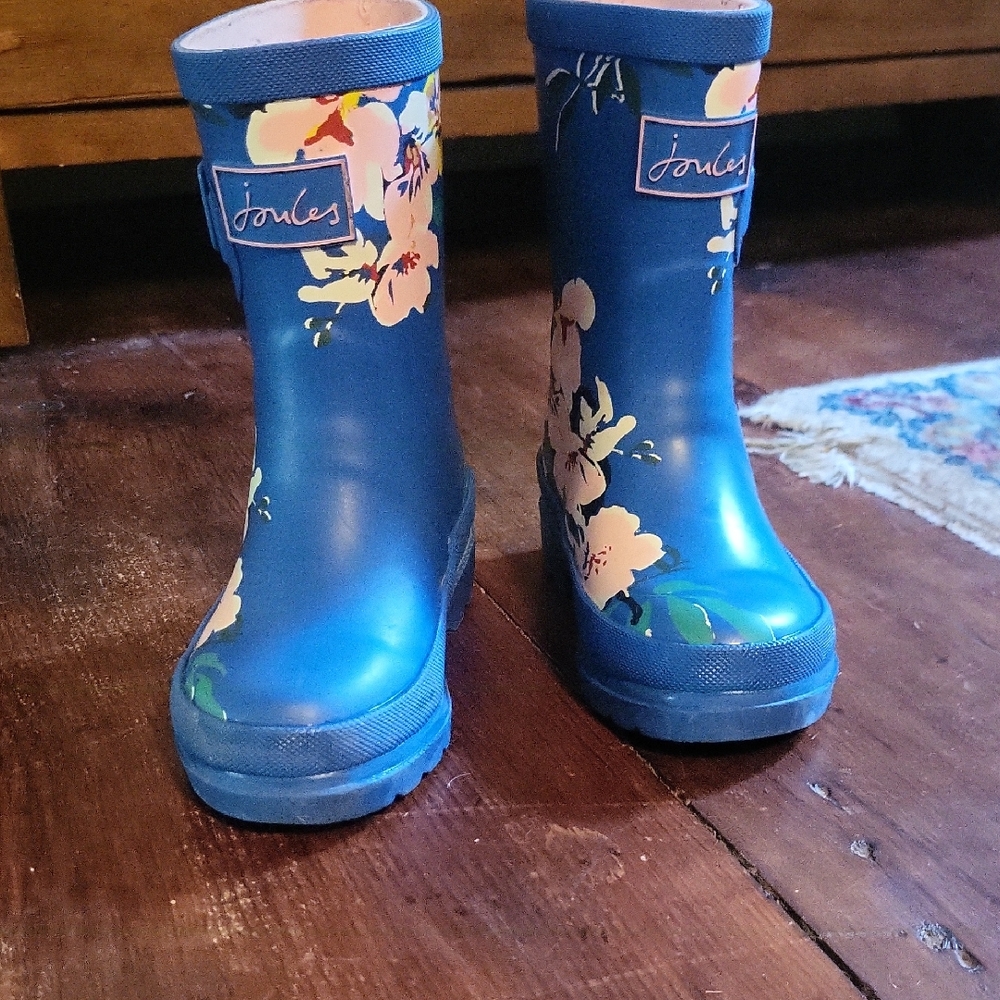 Joules Floral Rain Boots
